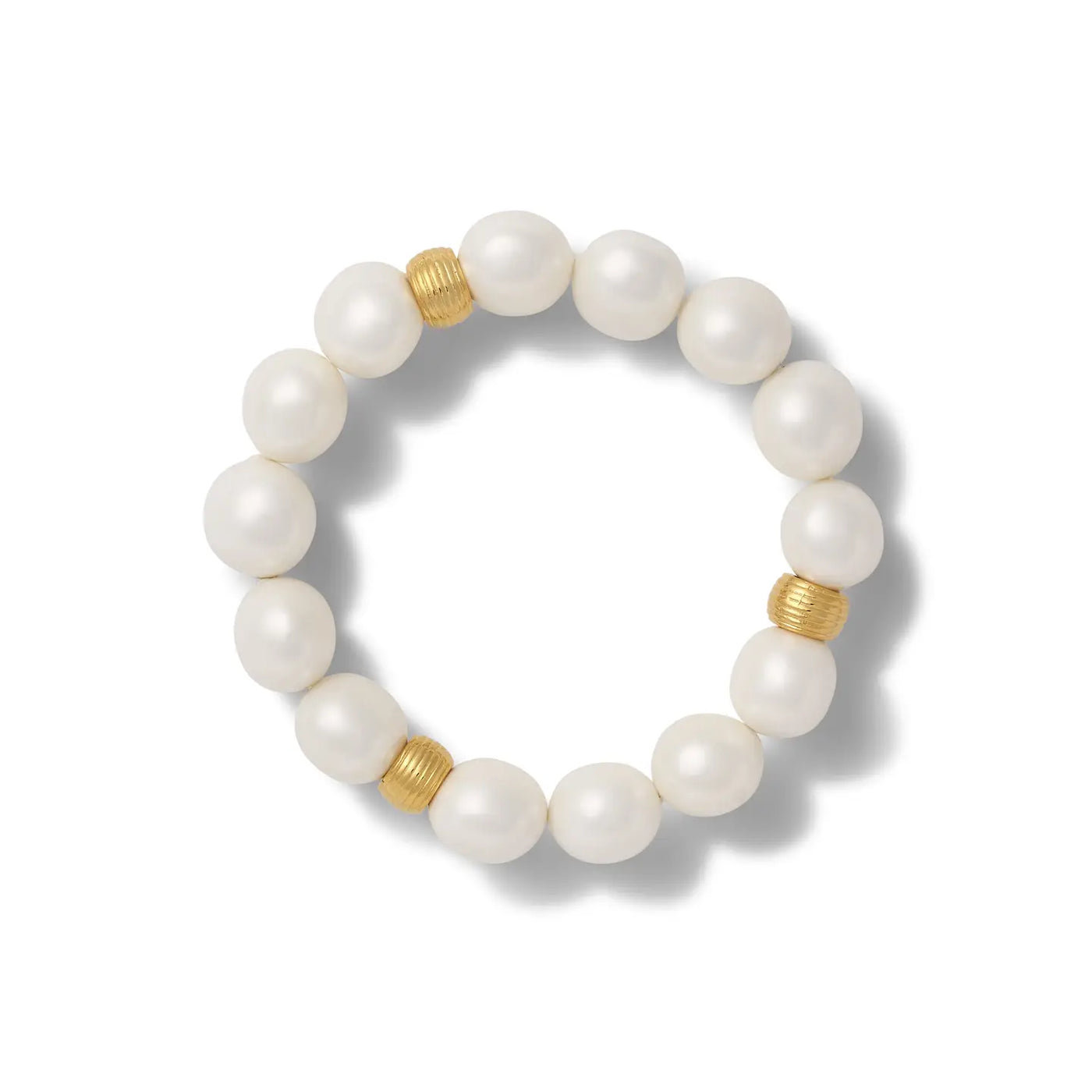 BRACELET PEBBLE PERAL WHITE MEDIUM