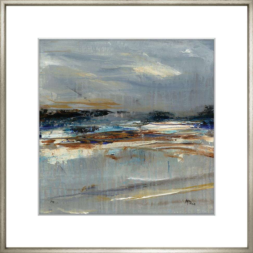 ART ABSTRACT HORIZON V 17 X 17