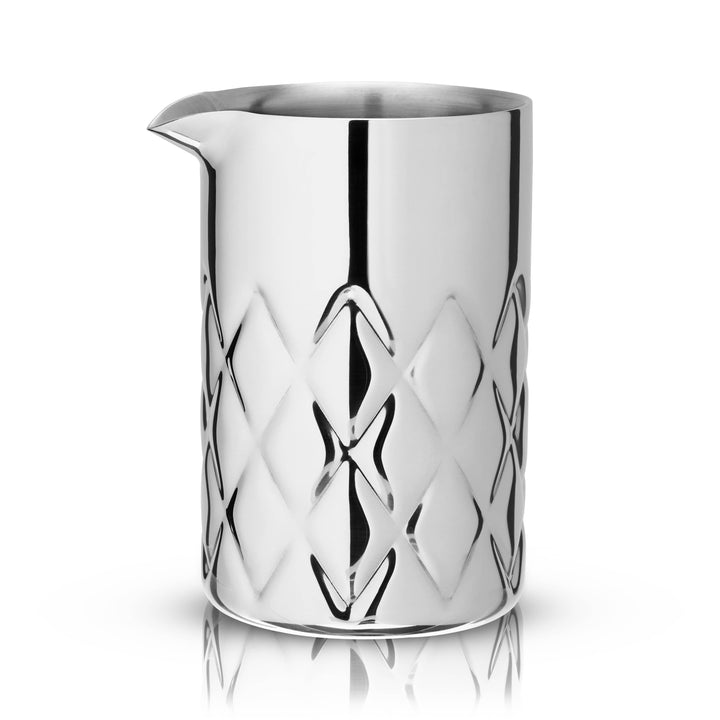 GLASS POLISHED STAINLESS STEEL DOUBLE WALLED