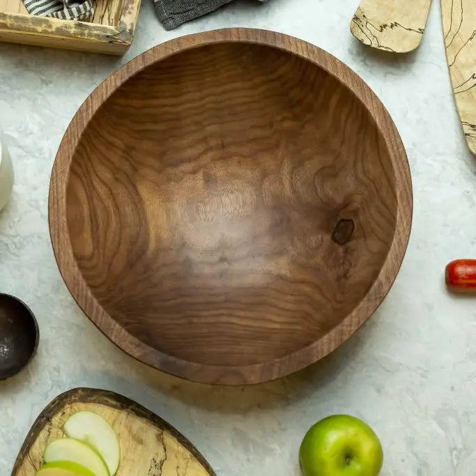 BOWL BLACK WALNUT ROUND