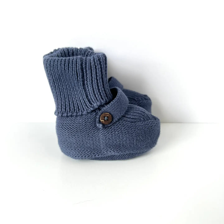 BOOTIES SWEATER KNIT DUSTY BLUE