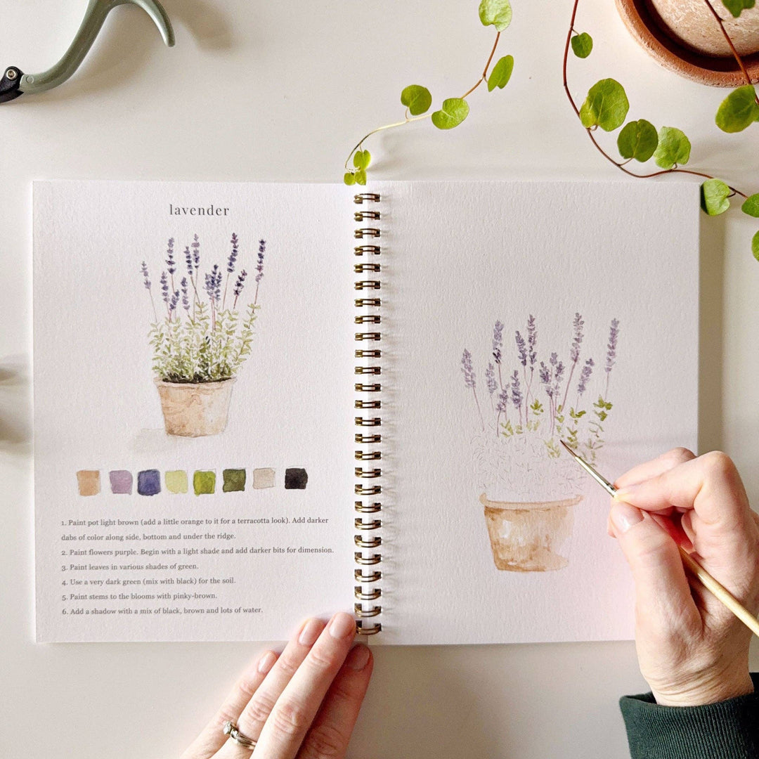WORKBOOK WATERCOLOR GARDEN