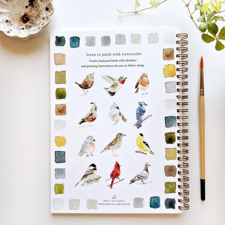WORKBOOK WATERCOLOR BIRDS