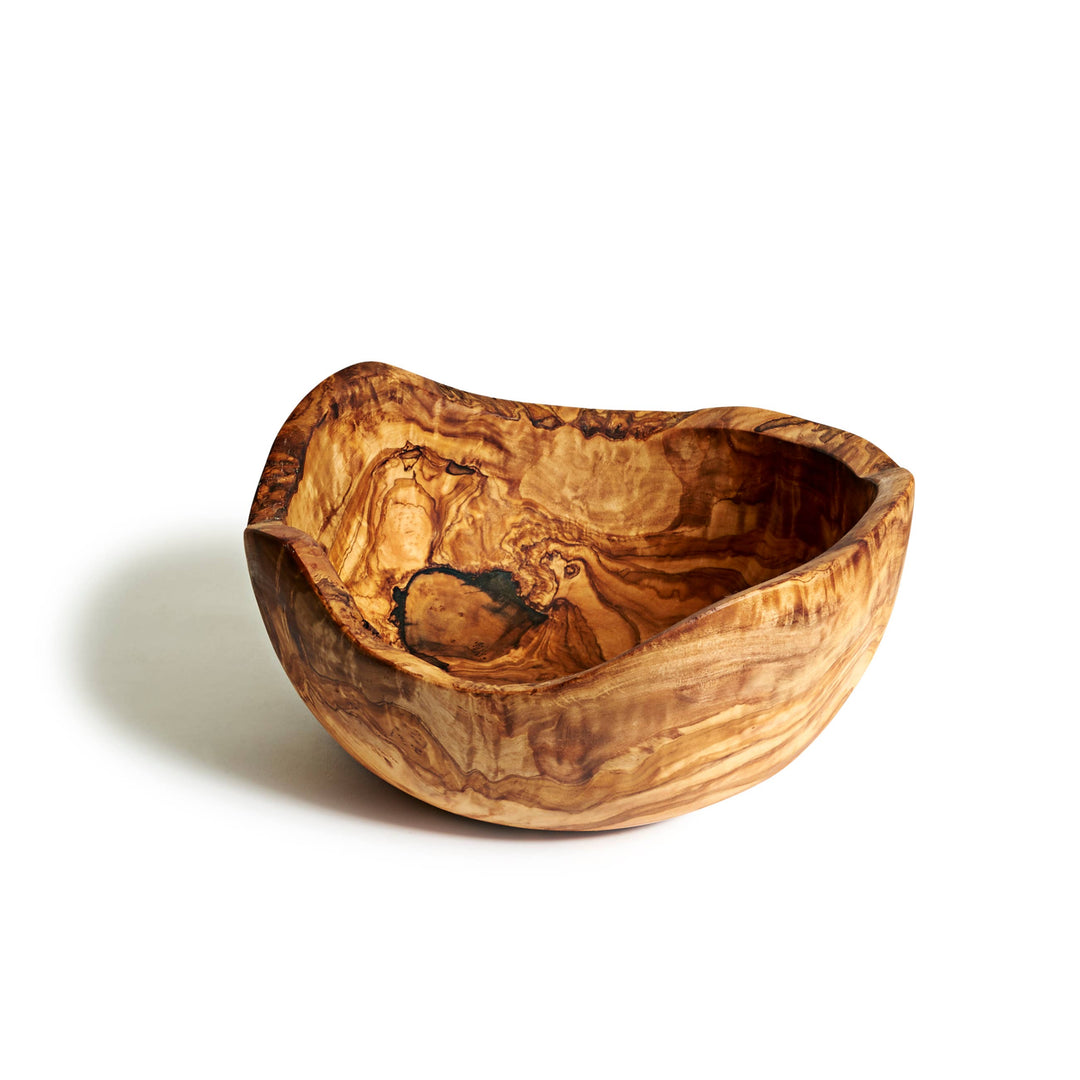 BOWL SALAD RUSTIC OLIVE WOOD