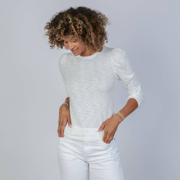 LONGSLEEVE SUBTLE PUFF IVORY