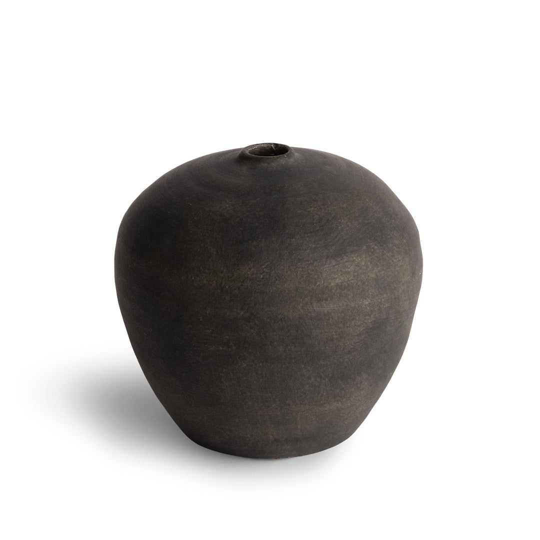 VASE BROWN RD CERAMIC