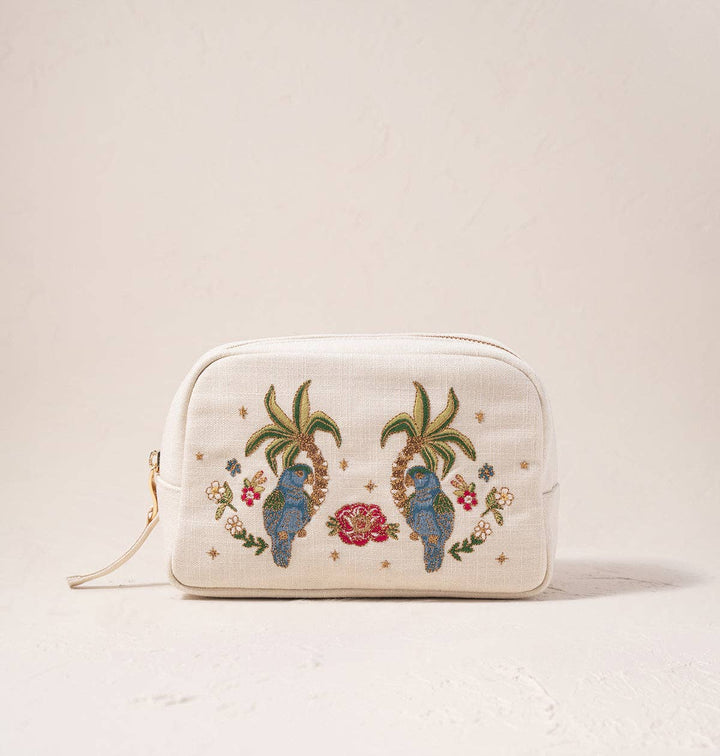 MAKEUP BAG TROPICAL PARROT