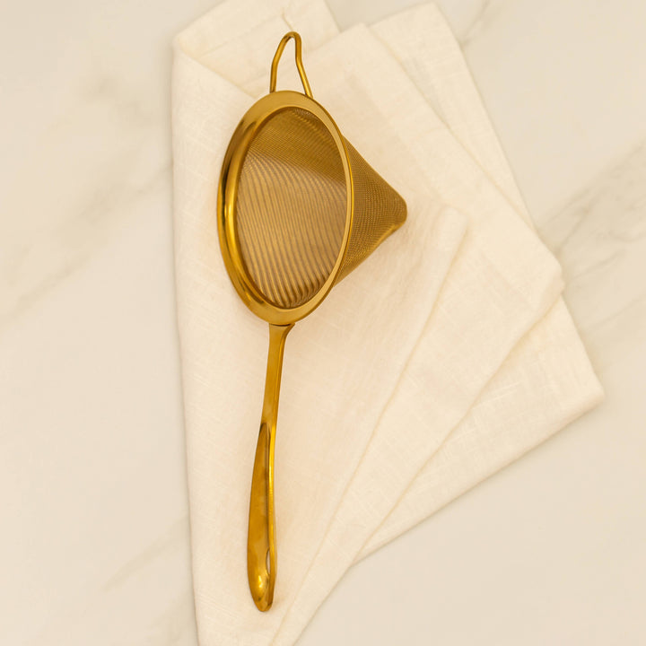 COCKTAIL STRAINER GOLD