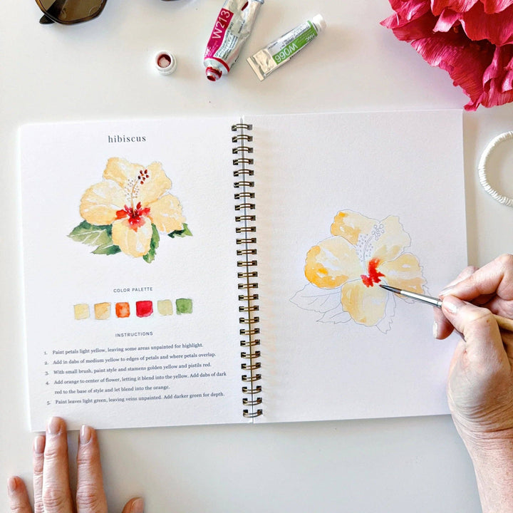 WORKBOOK WATERCOLOR TROPICAL