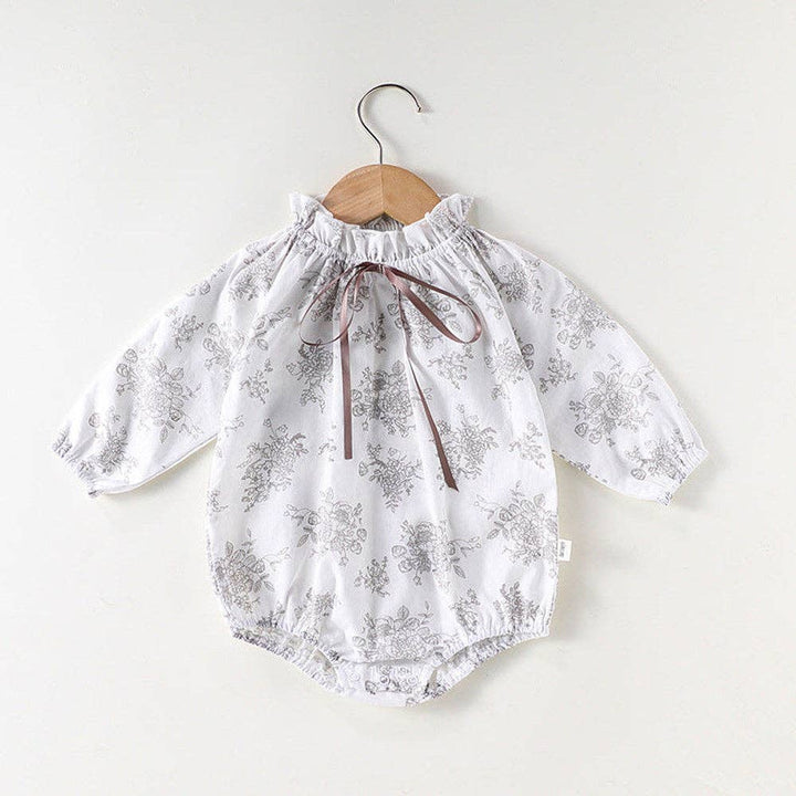 BODYSUIT LONG SLEEVE FLORAL