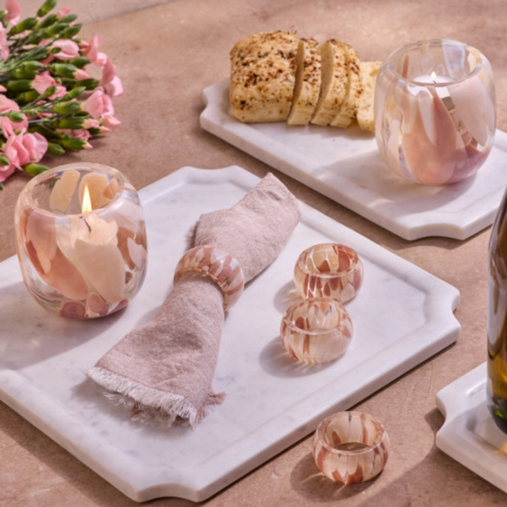 BOARD WHITE MARBLE SQUARE