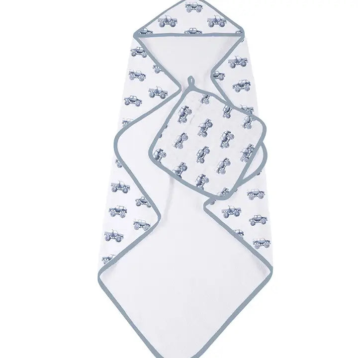 WASHCLOTH SET INDIGO MONSTER TRUCK