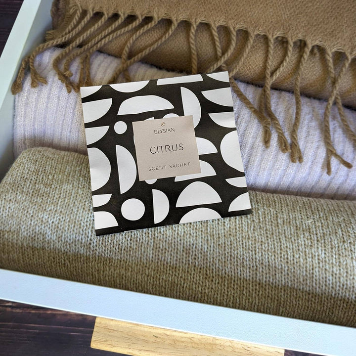 S/4 SACHETS SCENTED CITRUS