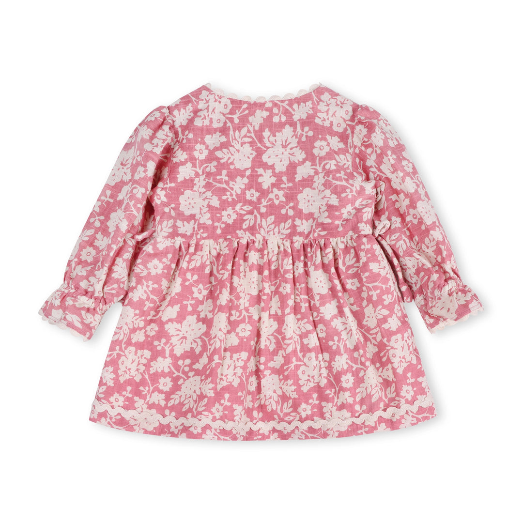 DRESS+BLOOMER PINK FLORAL S/2