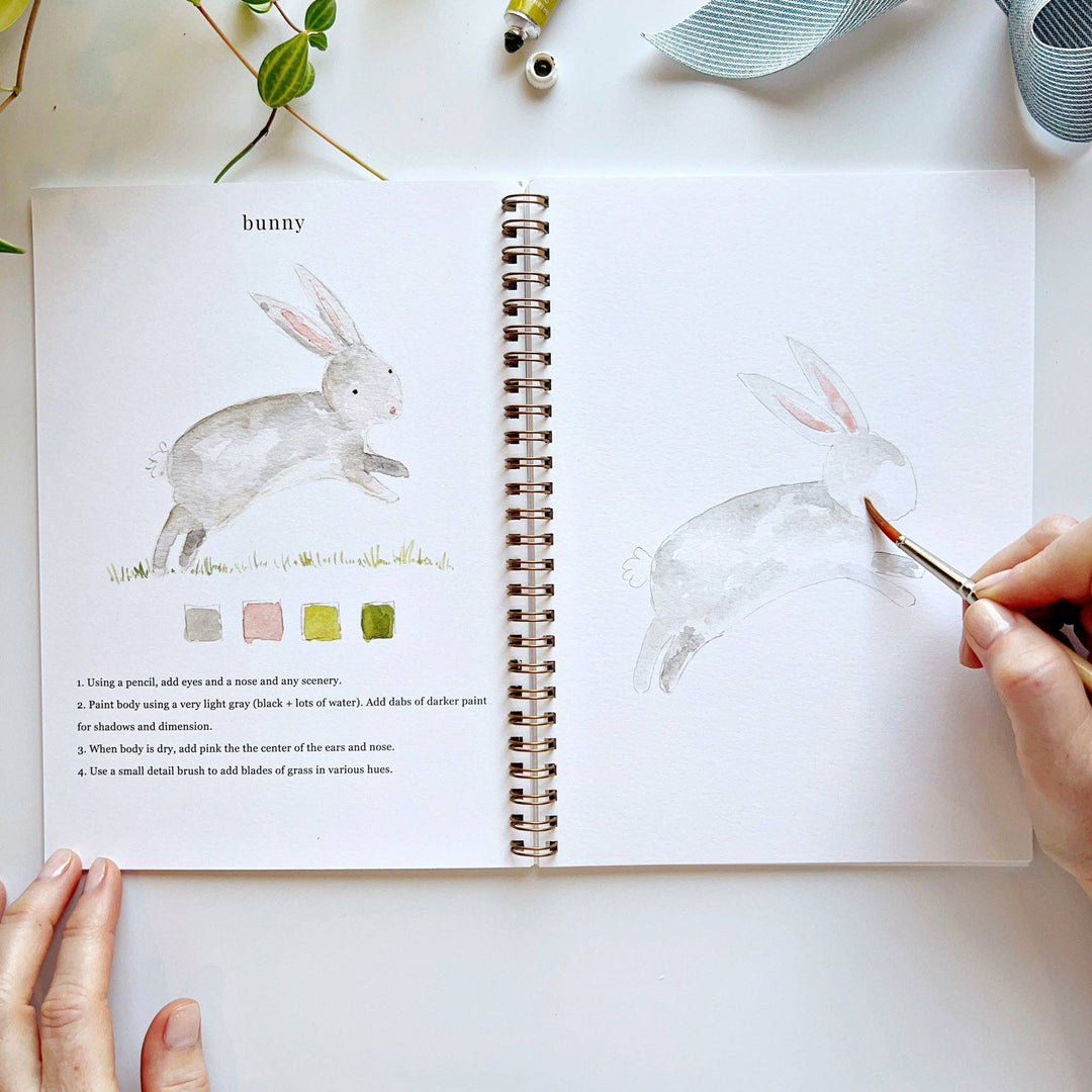 WORKBOOK WATERCOLOR ANIMALS