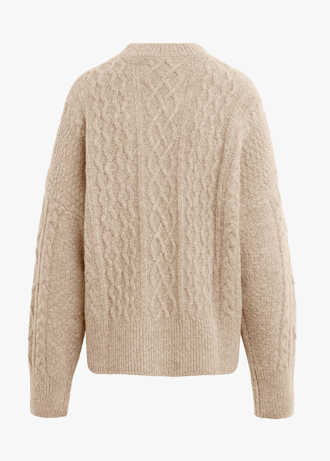 SWEATER OVERSIZED CABLE BASMATI
