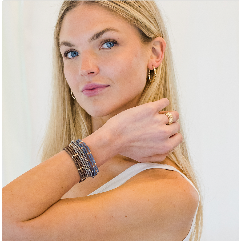BRACELET CLASSIC MATTE BLUE GOLD