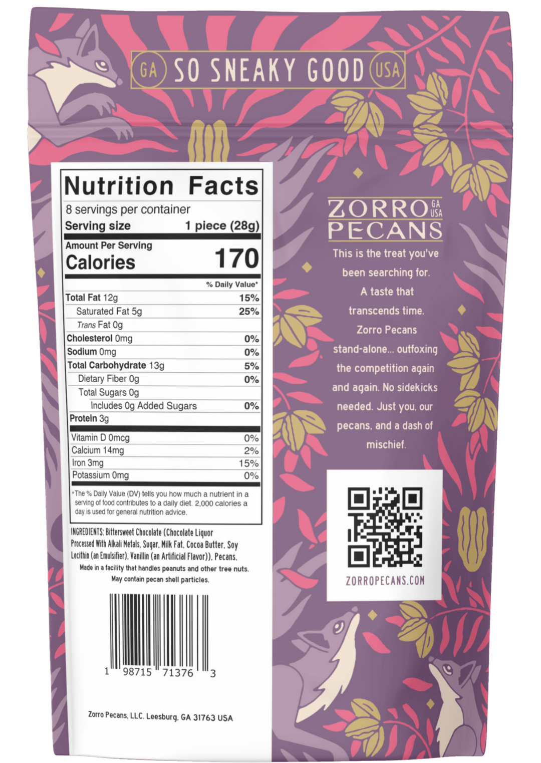 DARK CHOCOLATE PECAN BARK