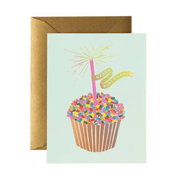 BIRTHDAY GREETING CARD "CUPCAKE"