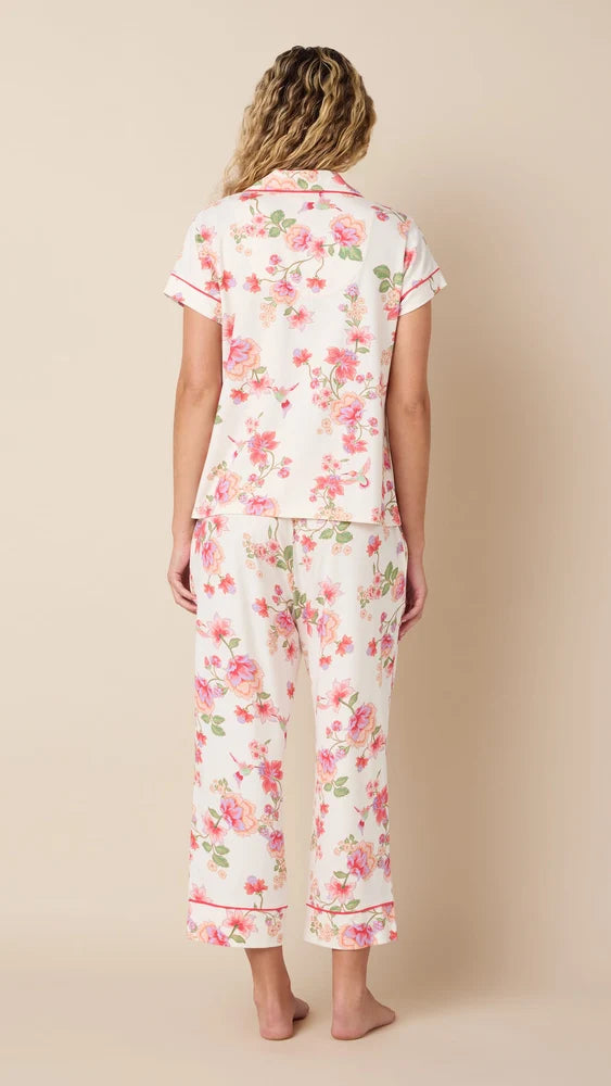 PAJAMA SET CAPRI WING & BLOOM WHITE