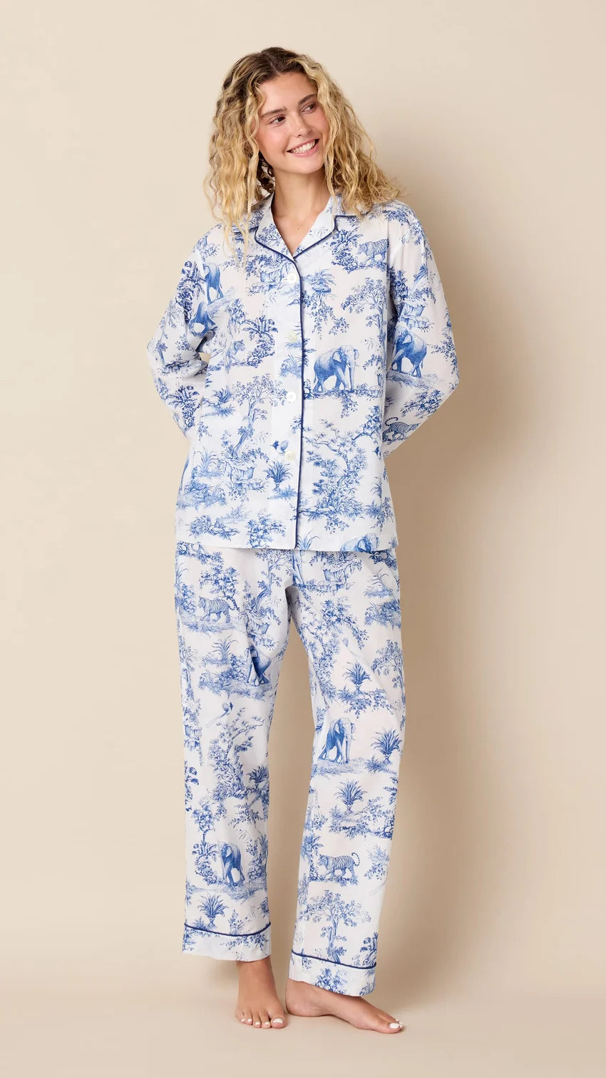 PAJAMA LONG FAUNA BOTANICA LUXE PIMA