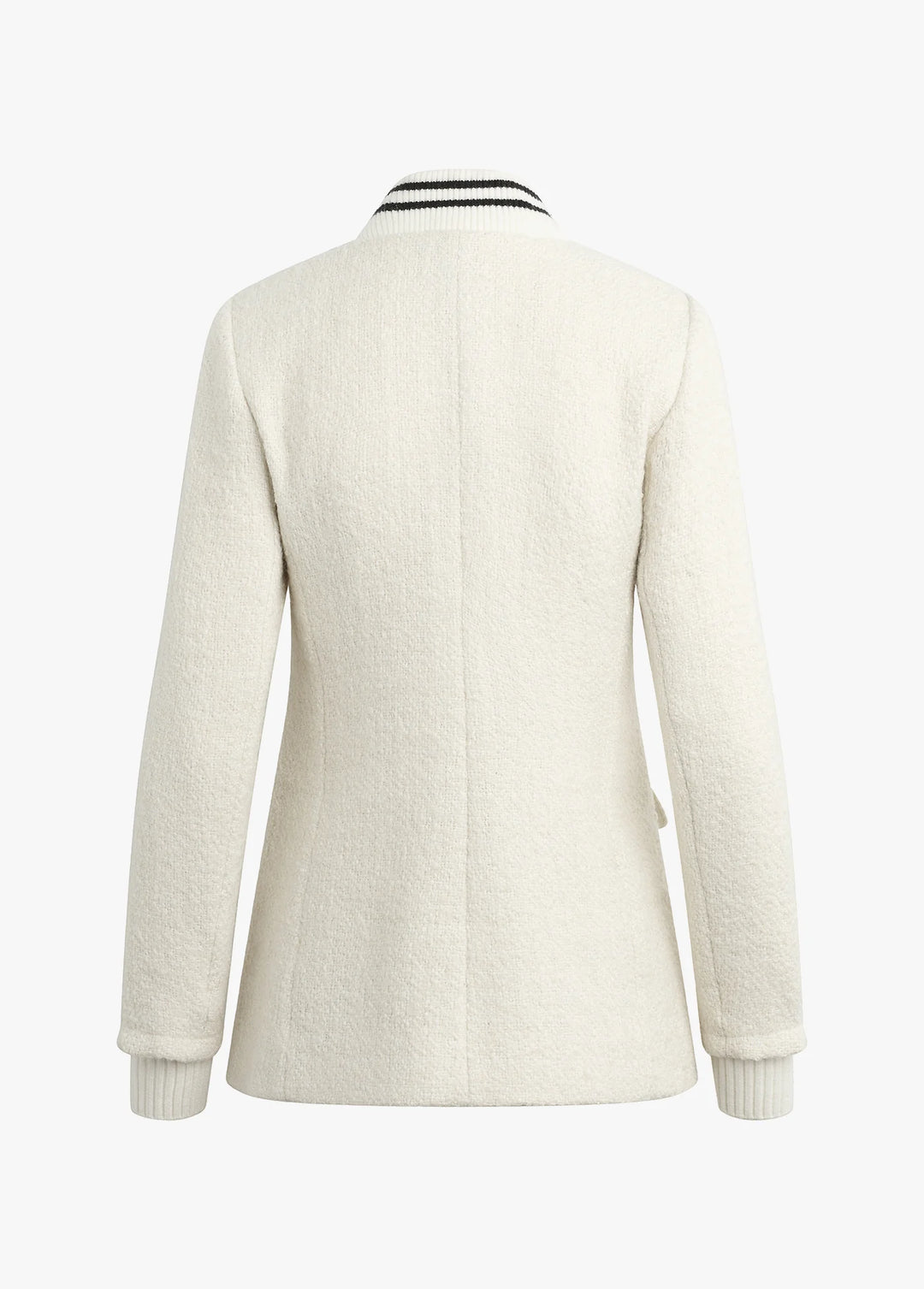 BLAZER VARSITY BOUCLE IVORY