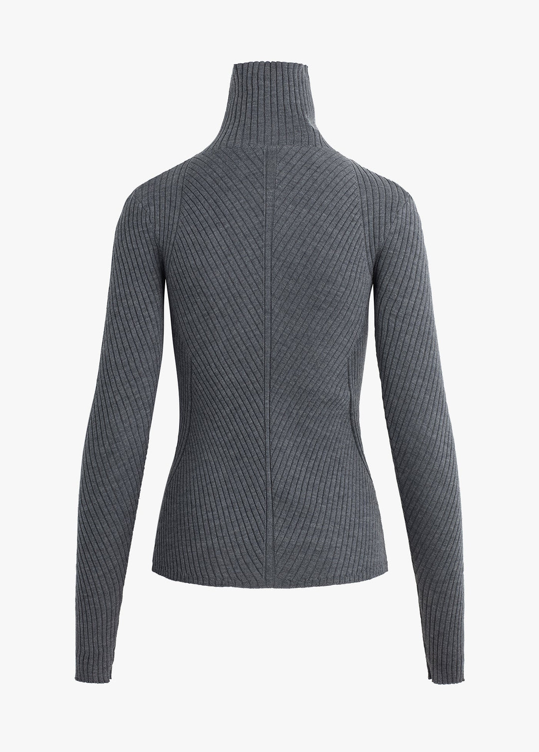 TURTLENECK TOP CHARCOAL