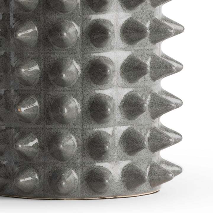 TABLE LAMP GREY SPIKES