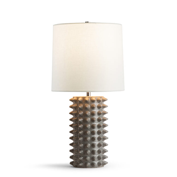 TABLE LAMP GREY SPIKES