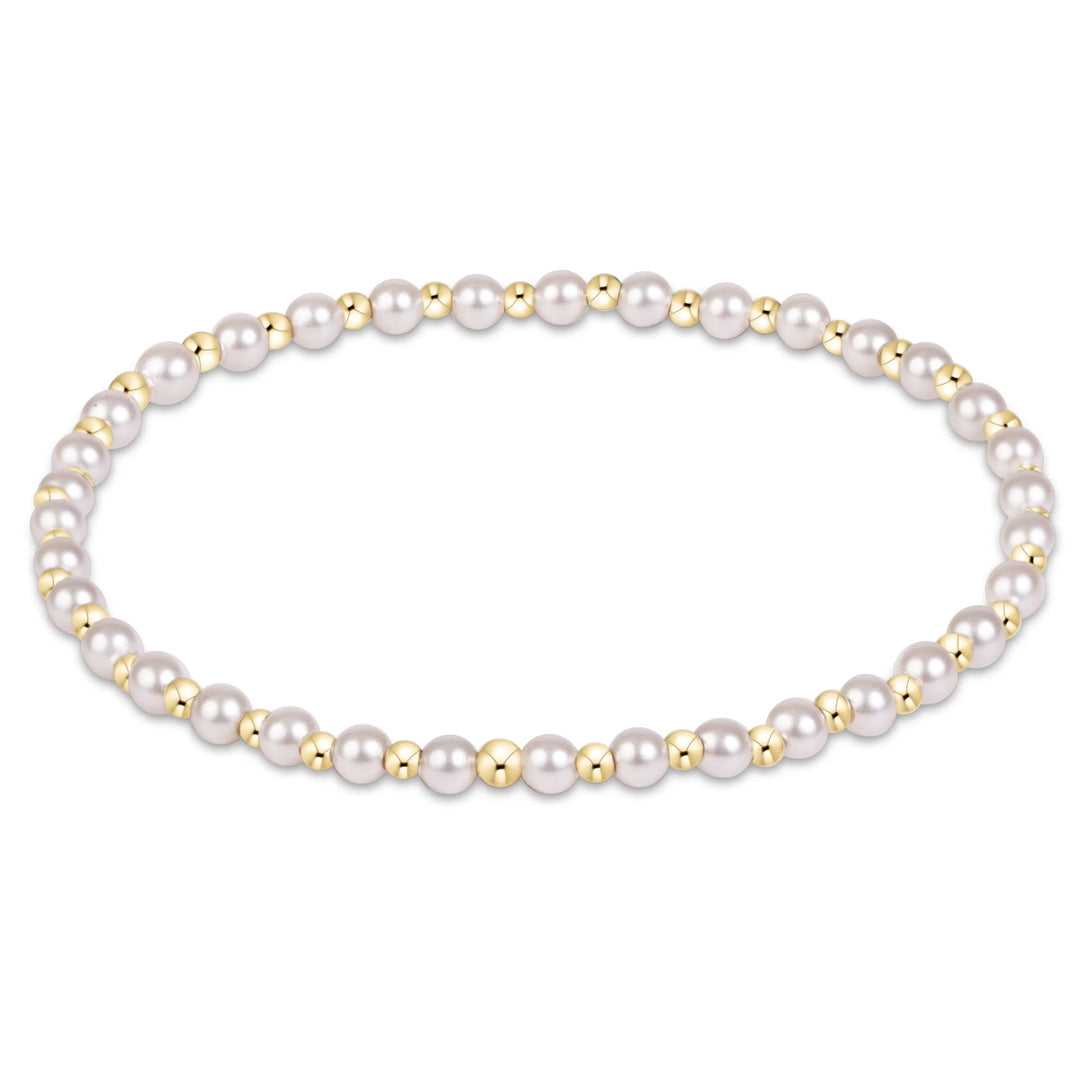 BRACELET GRATEFUL 3MM PEARL