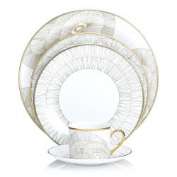 5PC PLACE SETTING WHITE HILLCREST #60060