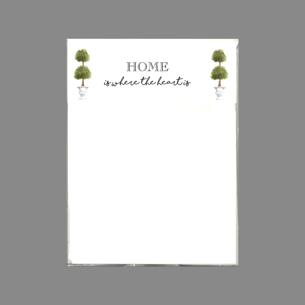 NOTEPAD TOPIARY WITH TRAY