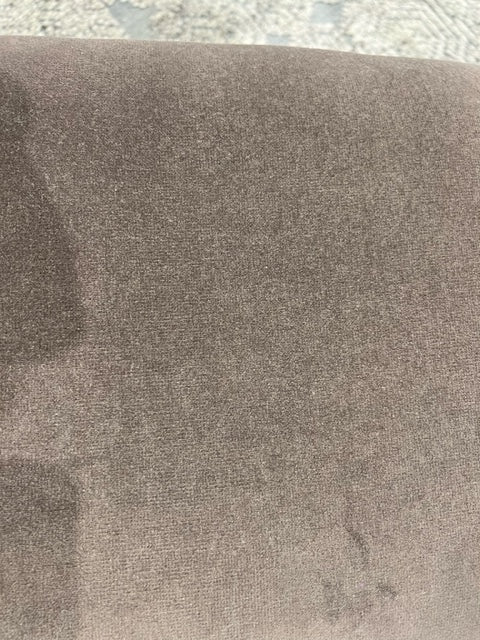 BENCH UPHOLSTERED ANTIQUE BRASS SMALL #2345