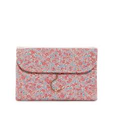 TOILETRY HANGING CASE PINK PINSTRIPE