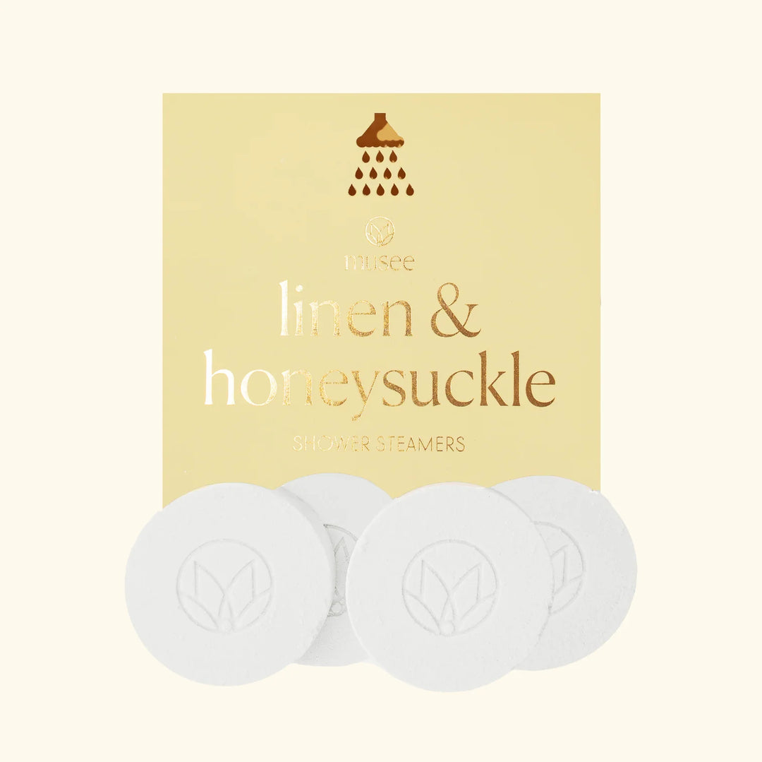 SHOWER STEAMERS LINEN & HONEYSUCKLE