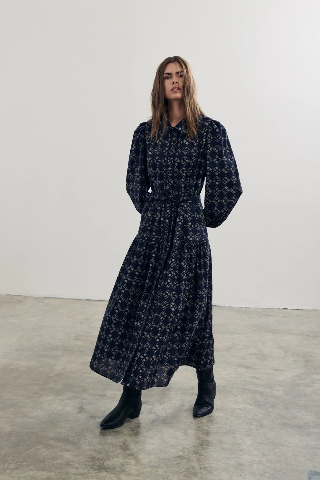 DRESS MAXI ROSANA NAVY