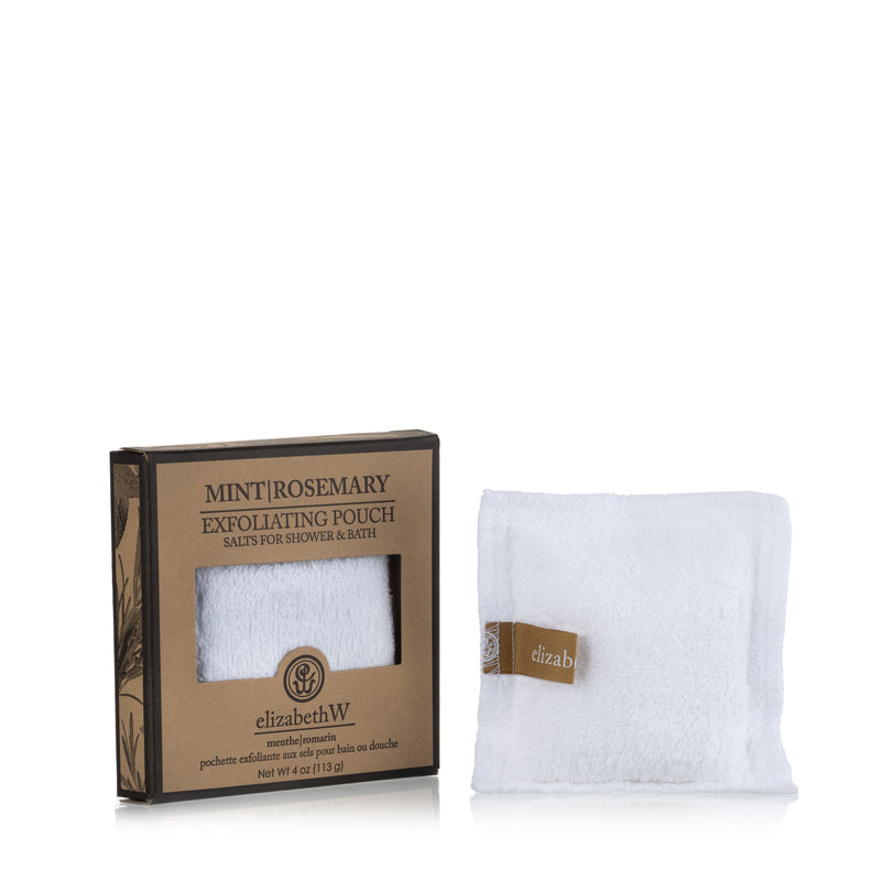 EXFOLIATING POUCH MINT ROSEMARY