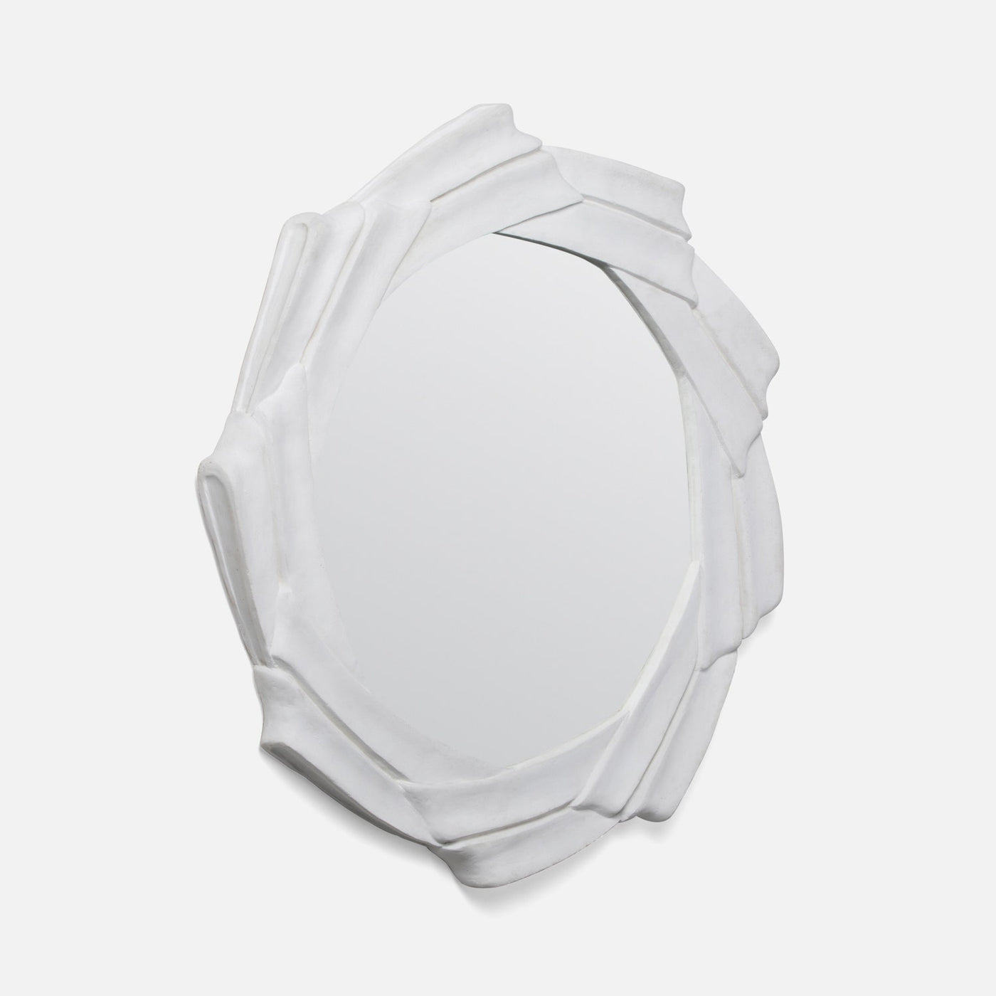 MIRROR WHITE PLASTER RECONSTITUTED STONE