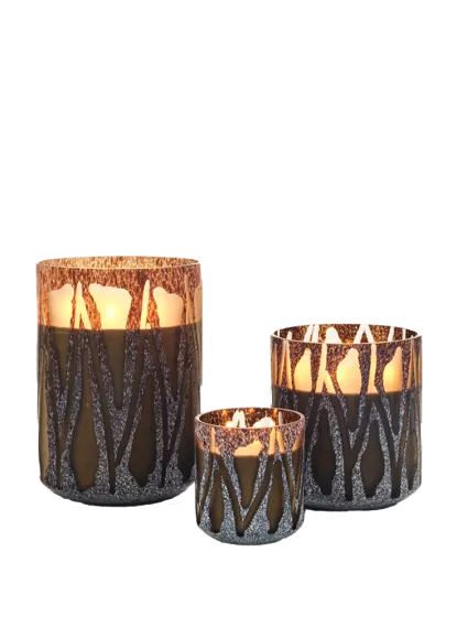 CANDLE NATURE BROWN