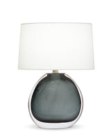 TABLE LAMP SMOKEY GREY GLASS