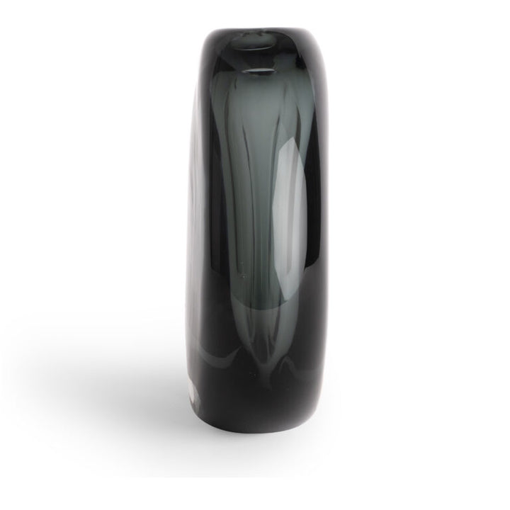 VASE SMOKEY GREY GLASS RD
