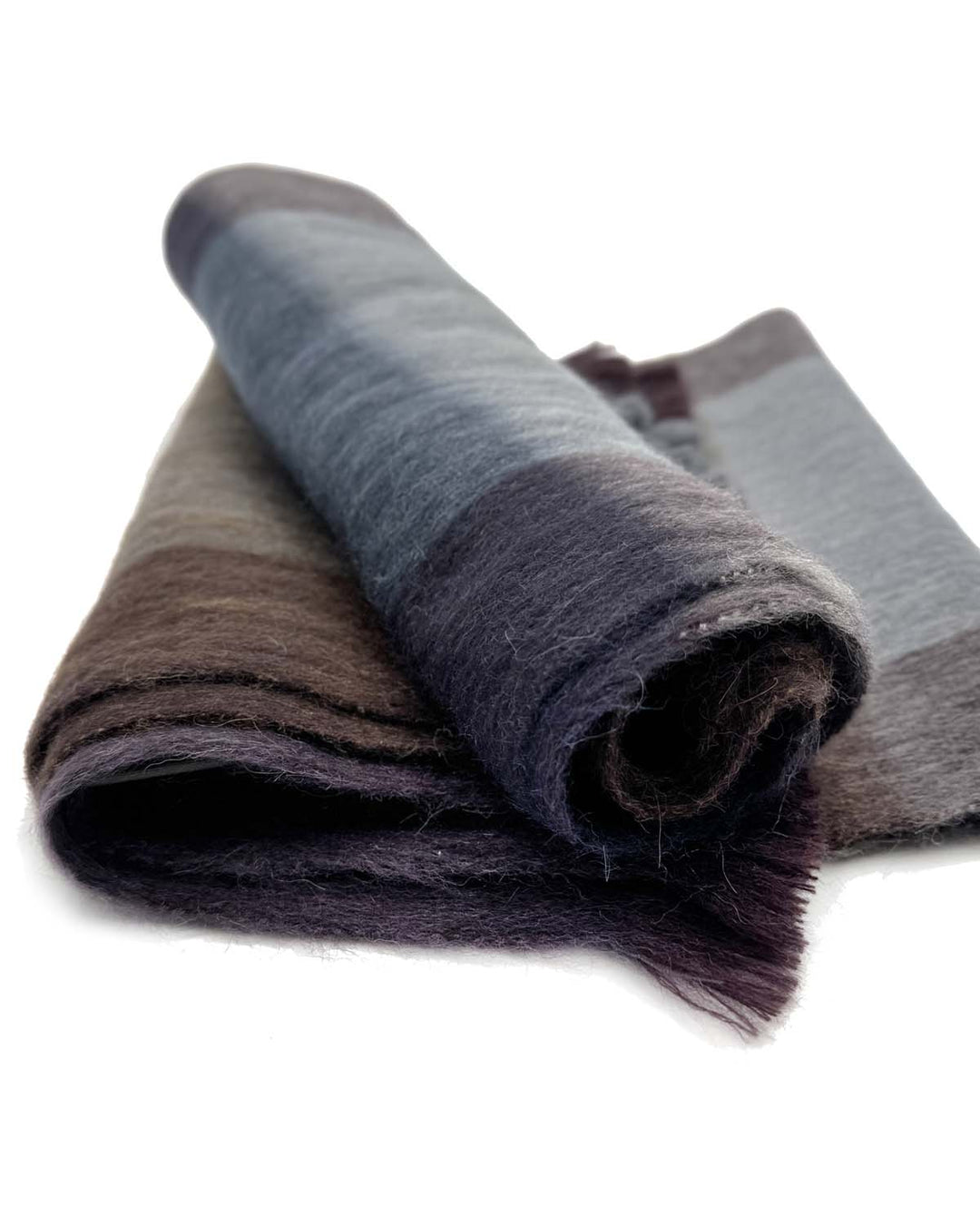 SCARF ALPACA PLAID MOCHA