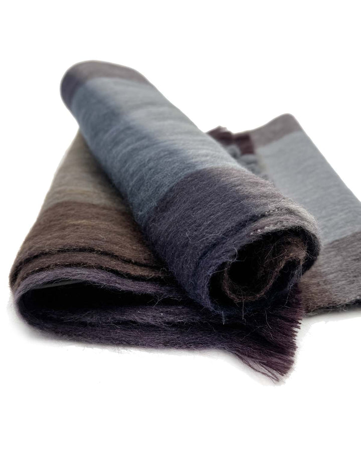 SCARF ALPACA PLAID MOCHA