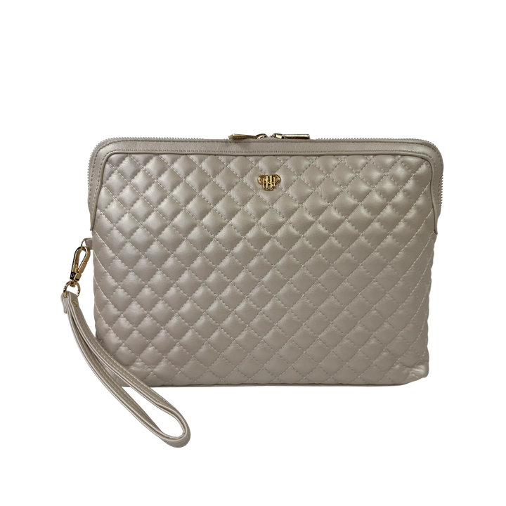 MAKE UP CASE PEARL QUILTED LARGE