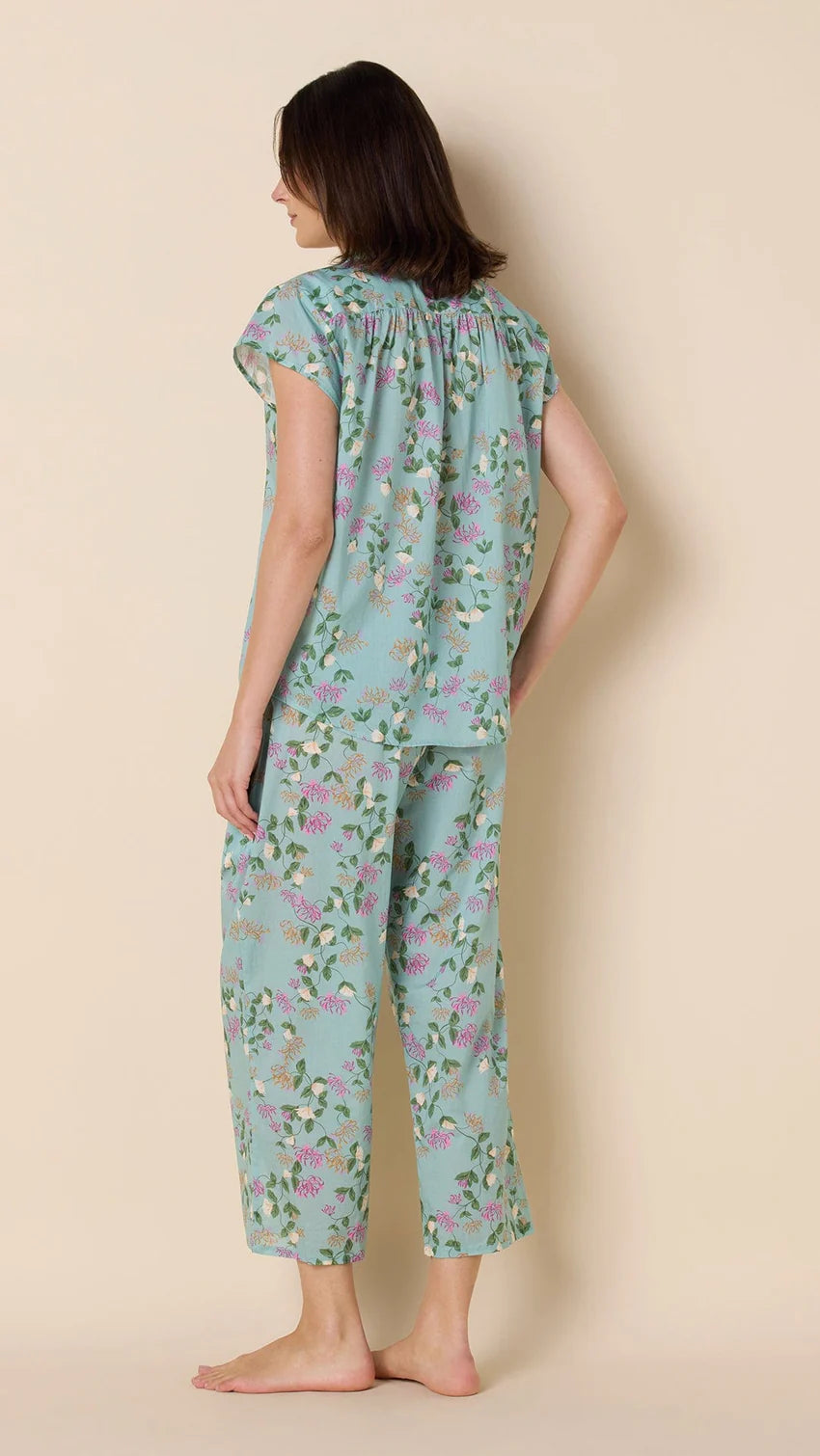 PAJAMA PIPPA VOILE GREEN CAPRI