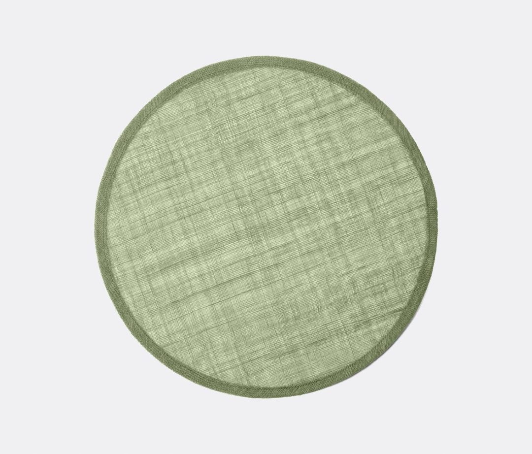 PLACEMAT GREEN QUARTZ ABACA