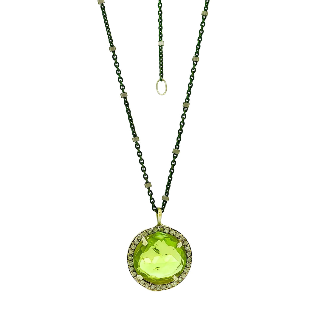 NECKLACE THE HEART OF ARENDELLE PERIDOT