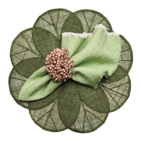 PLACEMAT FLOWER 16"D