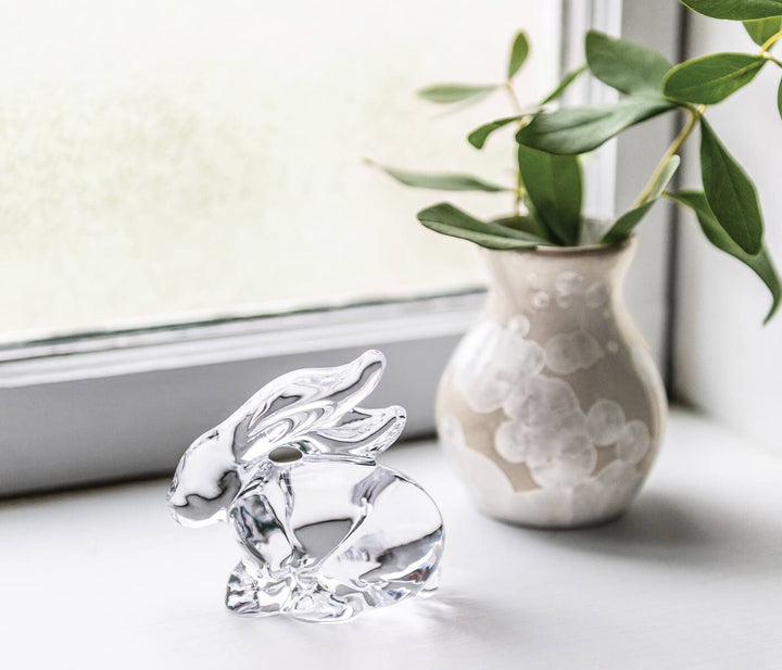 GLASS RABBIT CLEAR #64489