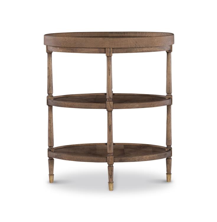 ANDREWS CHAIRSIDE TABLE - WEATHERED